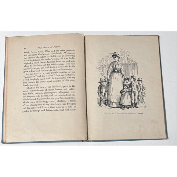 THE STORY of PATSY Kate Douglas Wiggin 1st Ed 1889 Houghton Mifflin Co illust HC - Picture 6 of 15